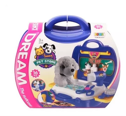 Maletin Juguete Pet Store Peluche Perrit